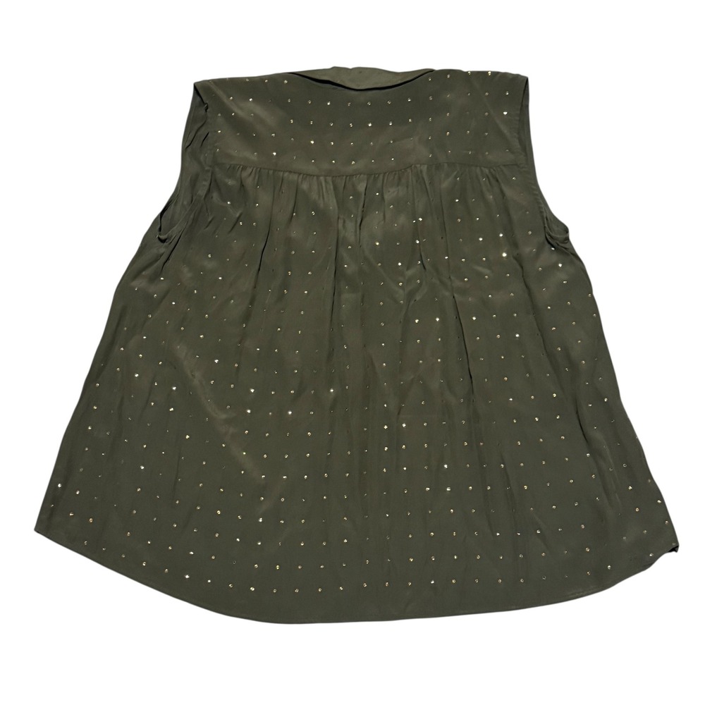 Sportmax Code Olive Green Studded Rhinestone Butt… - image 6